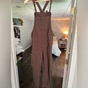 Aerie Brown Overalls